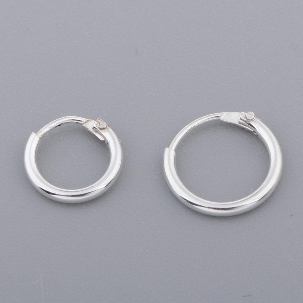 4 Pack South Korea Jewelry Earrings Lovers Small Hoop Circle Ear Ring Huggie Earrings For Women Men And Rings Earrings 8mm/10mm Hoop Earrings