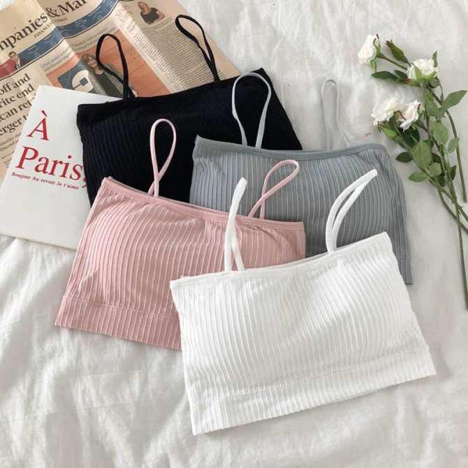 CỰC HOT-Áo Bra 2 dây Thun Tăm mã 809 - CHILLHOUSE