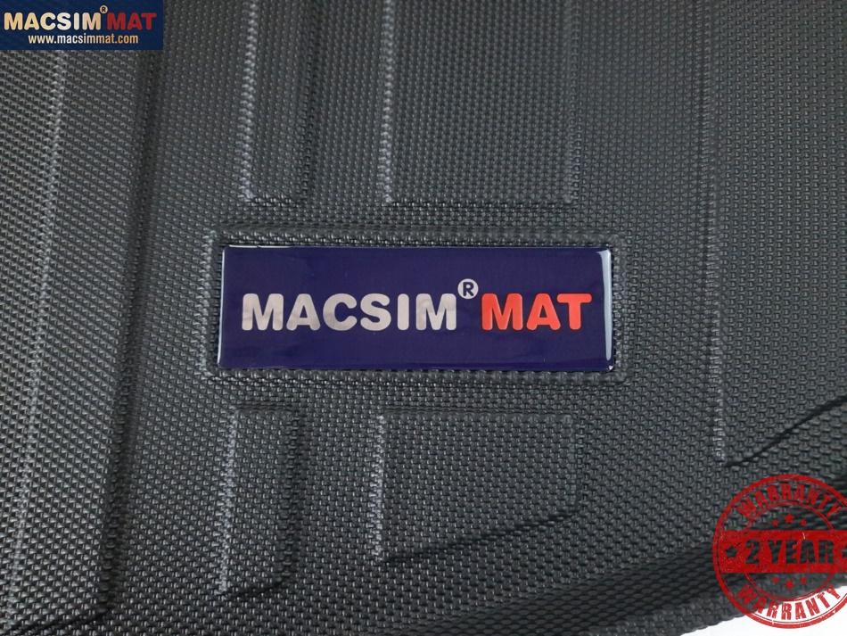 Thảm lót cốp LANDROVER Discovery 7 chỗ (2016-đến nay) nhãn hiệu Macsim chất liệu TPV cao cấp màu đen