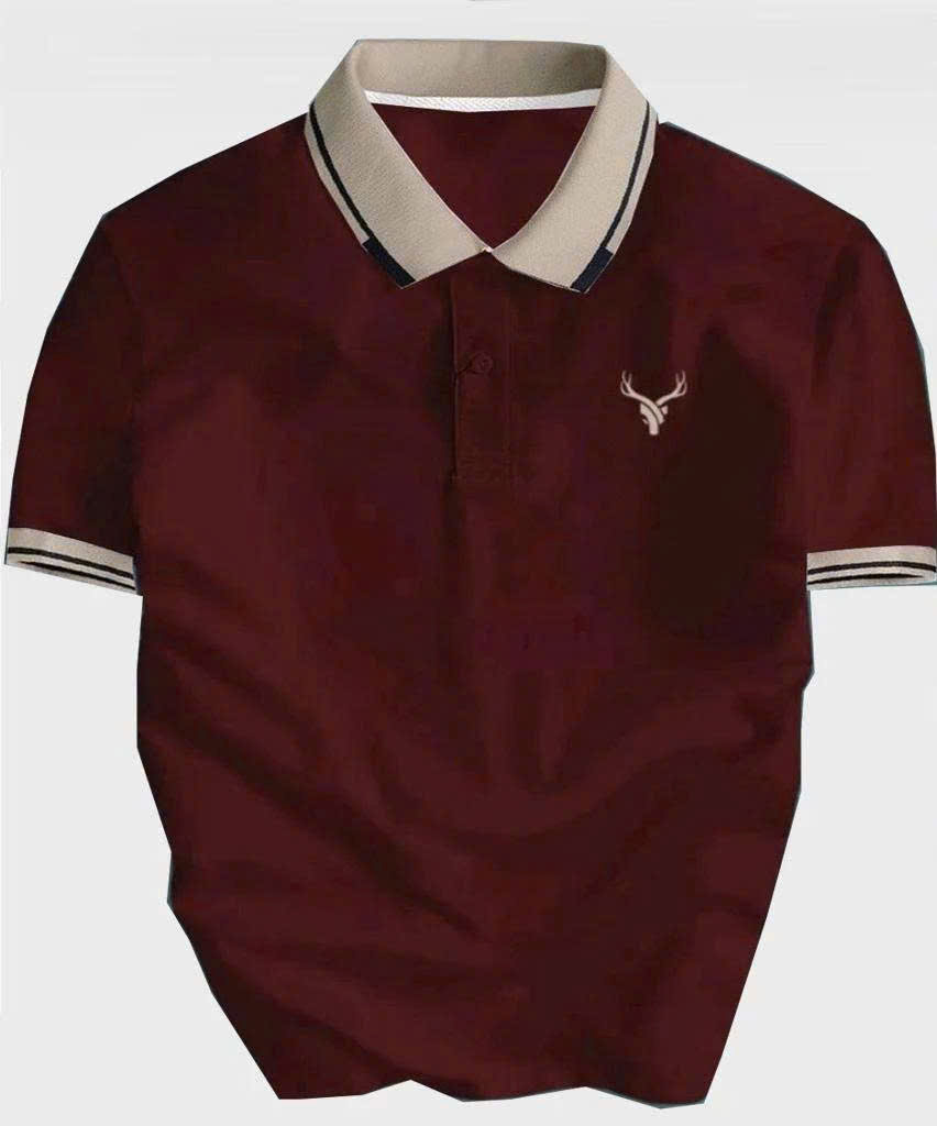 Áo thun polo  - 78-Đỏ nâu - Size XL