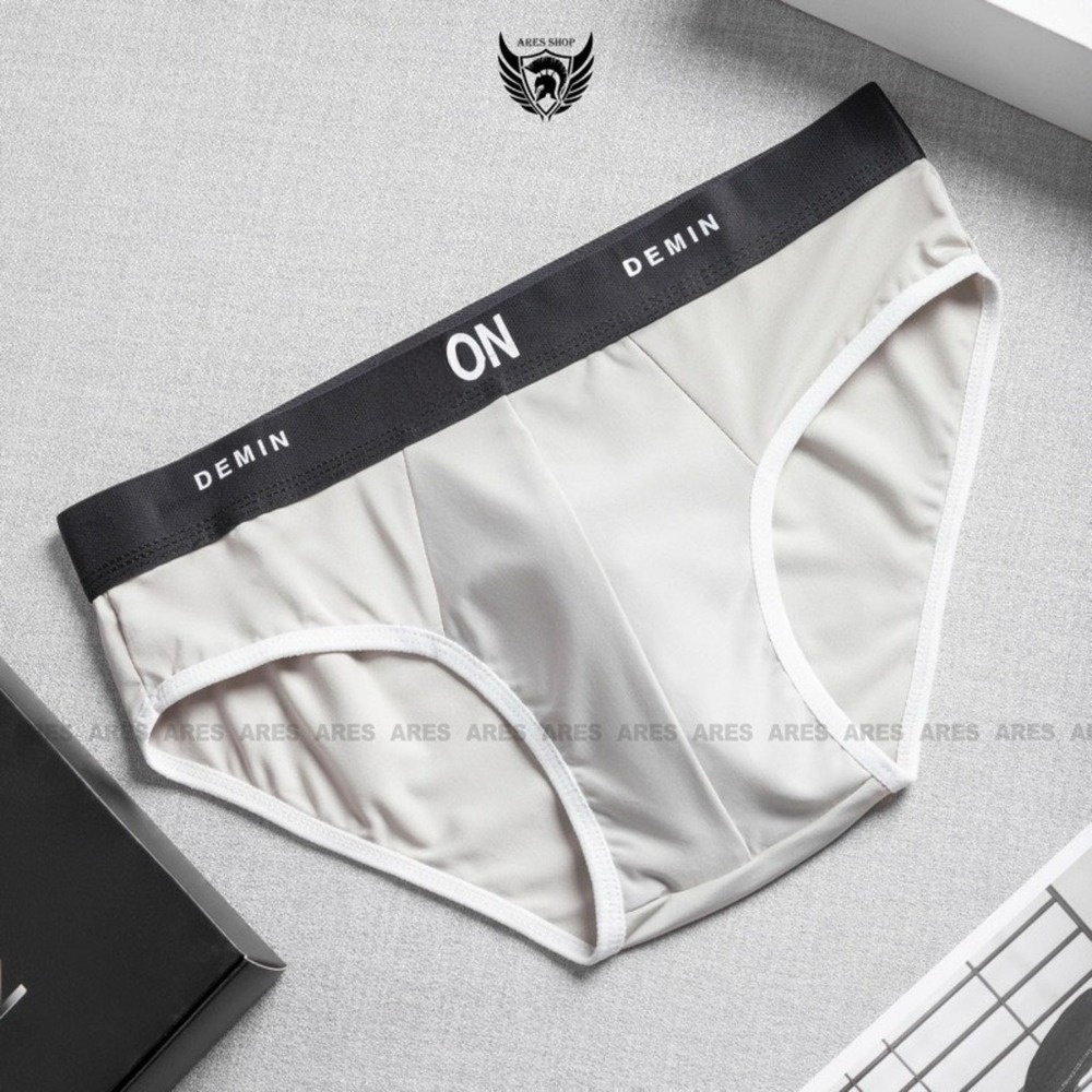 Quần lót nam , quần sịp tam giác họa tiết Iconn cao cấp chất thun lạnh kháng khuẩn co giãn 4 chiều - ARES SHOP