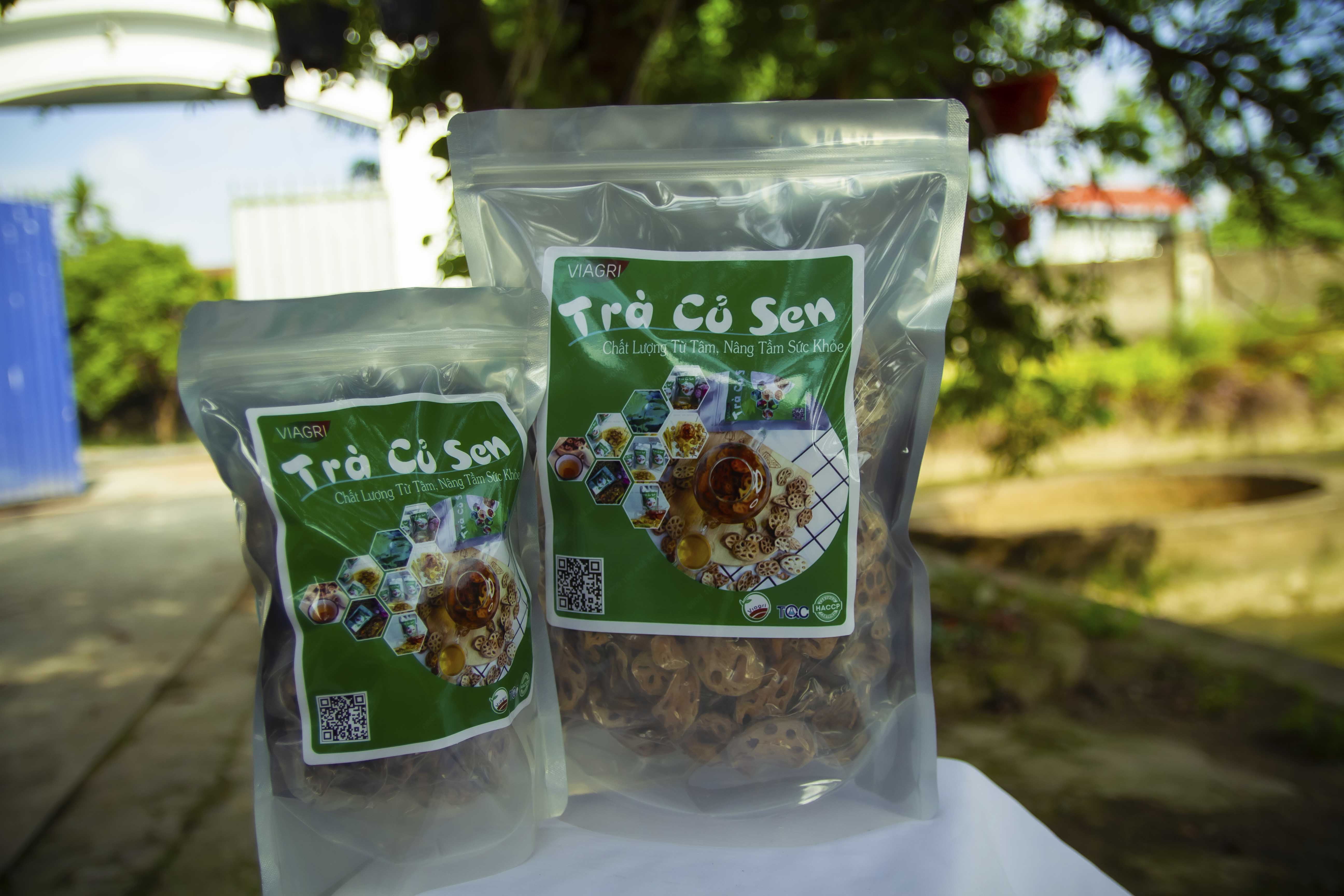 SẢN PHẨM OCOP, Trà Củ Sen Khô - Rang Bằng Củi - Sản Phẩm Thực Dưỡng