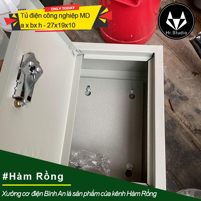 Vỏ tủ điện EMD 27x19x10 công nghiệp sơn tĩnh điện