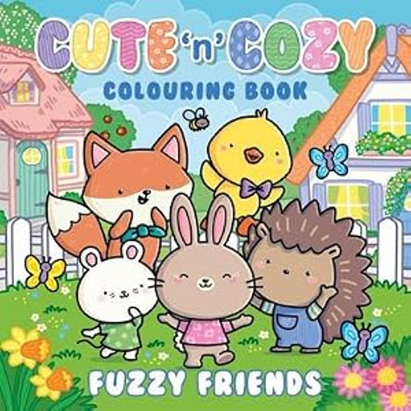 Sách Cute 'N' Cozy: Fuzzy Friends
