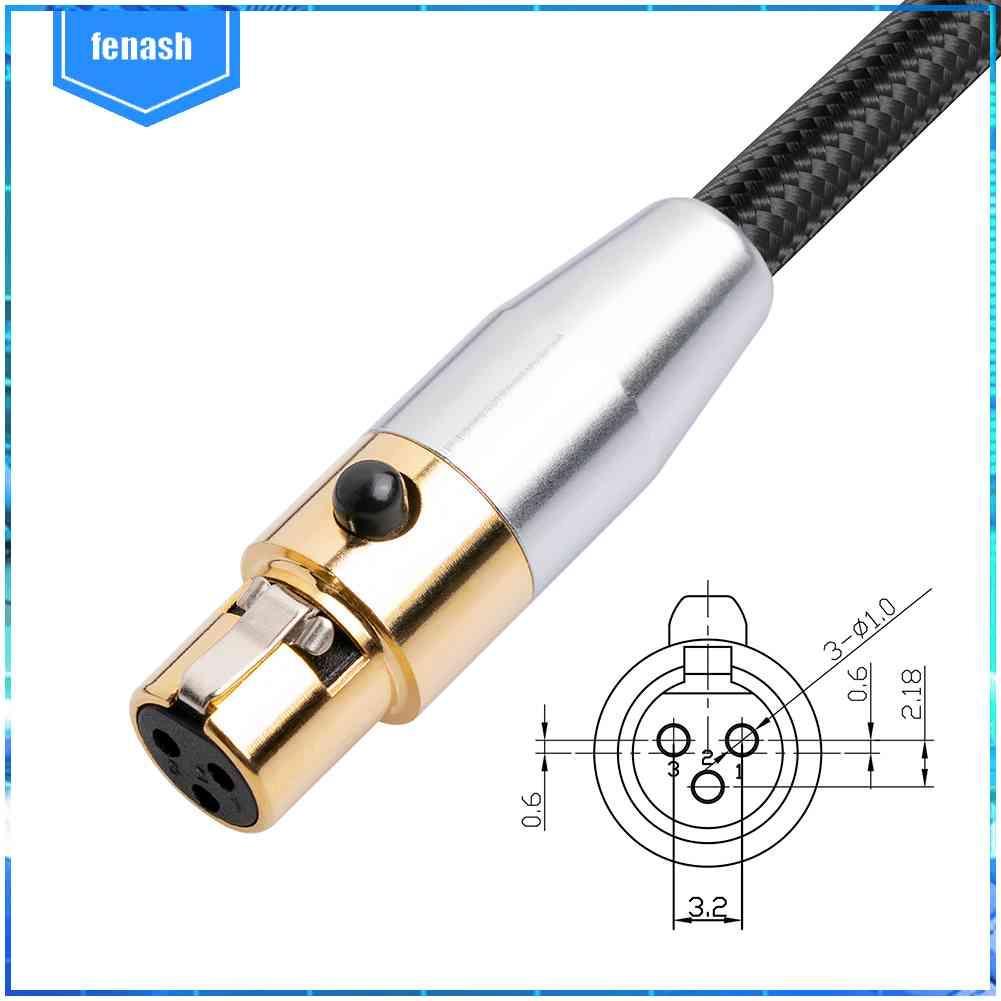 Cáp ChuyểN ĐổI Âm Thanh 3Pin MINI XLR Sang 3Pin XLR Cho MáY ẢNh Canon