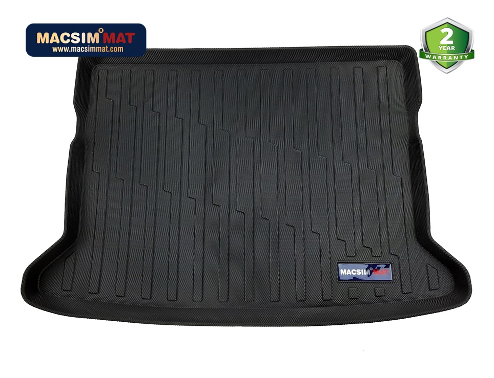 Thảm lót cốp xe ô tô New MAZDA CX30 nhãn hiệu Macsim chất liệu TPV cao cấp màu đen