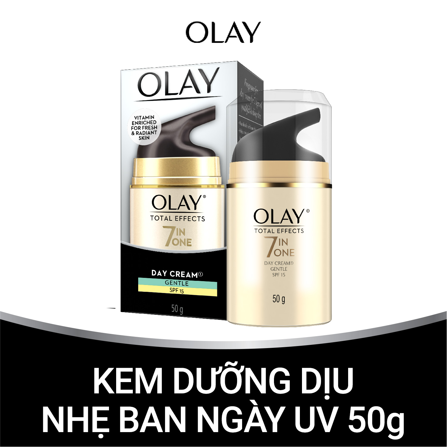 Kem Dưỡng Dịu Nhẹ Ban Ngày OLAY Total Effects UV 50g