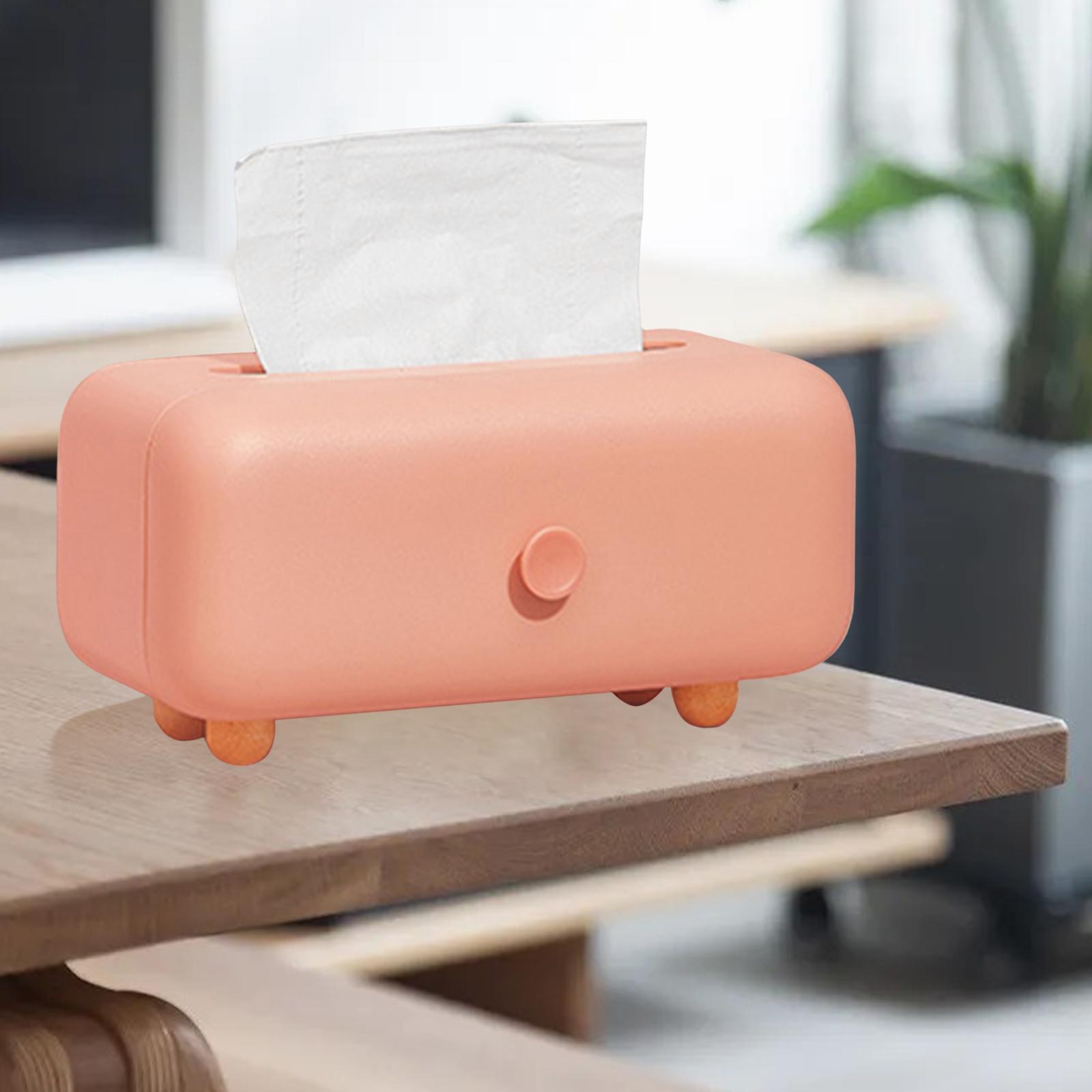 Tissue Box Holder Facial Tissue Paper Box Cover for Home Kitchen Decor