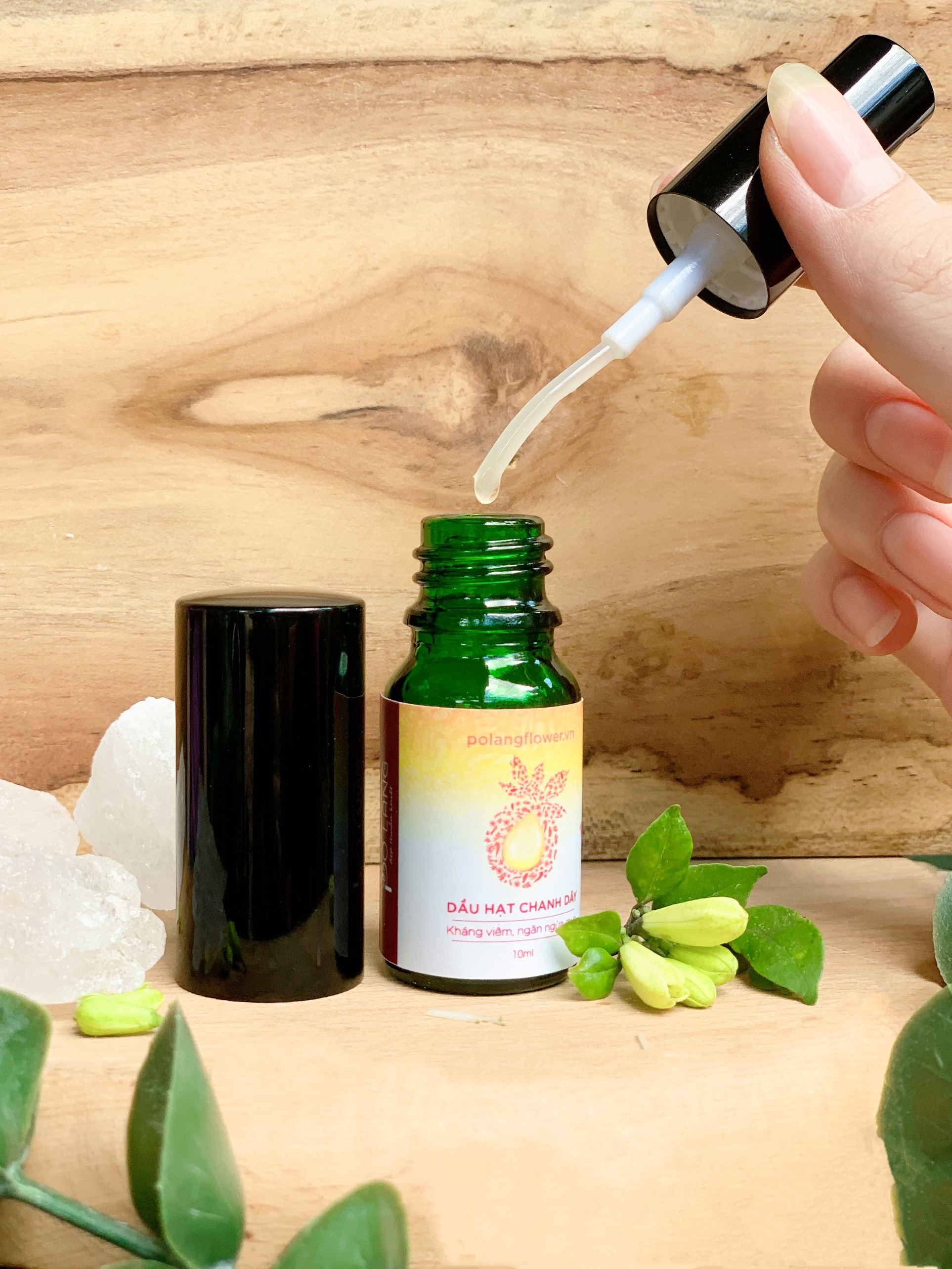Dầu hạt chanh dây ngăn ngừa mụn Pơ Lang 10ml