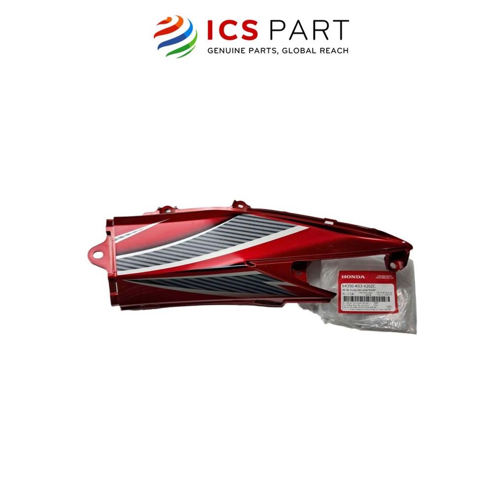 Ốp Trung Tâm Phải HONDA Wave Rsx 110 Đỏ Tươi R340 (Có Tem) (64350K03V20ZC)