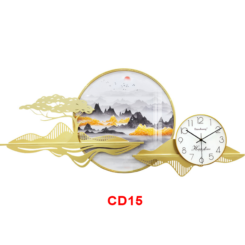 Đồng hồ treo tường trang trí decor CD15 kích thước 100 x 65 cm