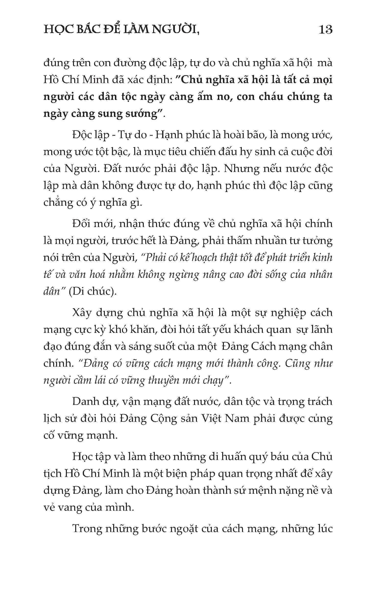 Tấm Gương Bác - Ngọc Quý Của Mọi Nhà: Học Bác Để Làm Người