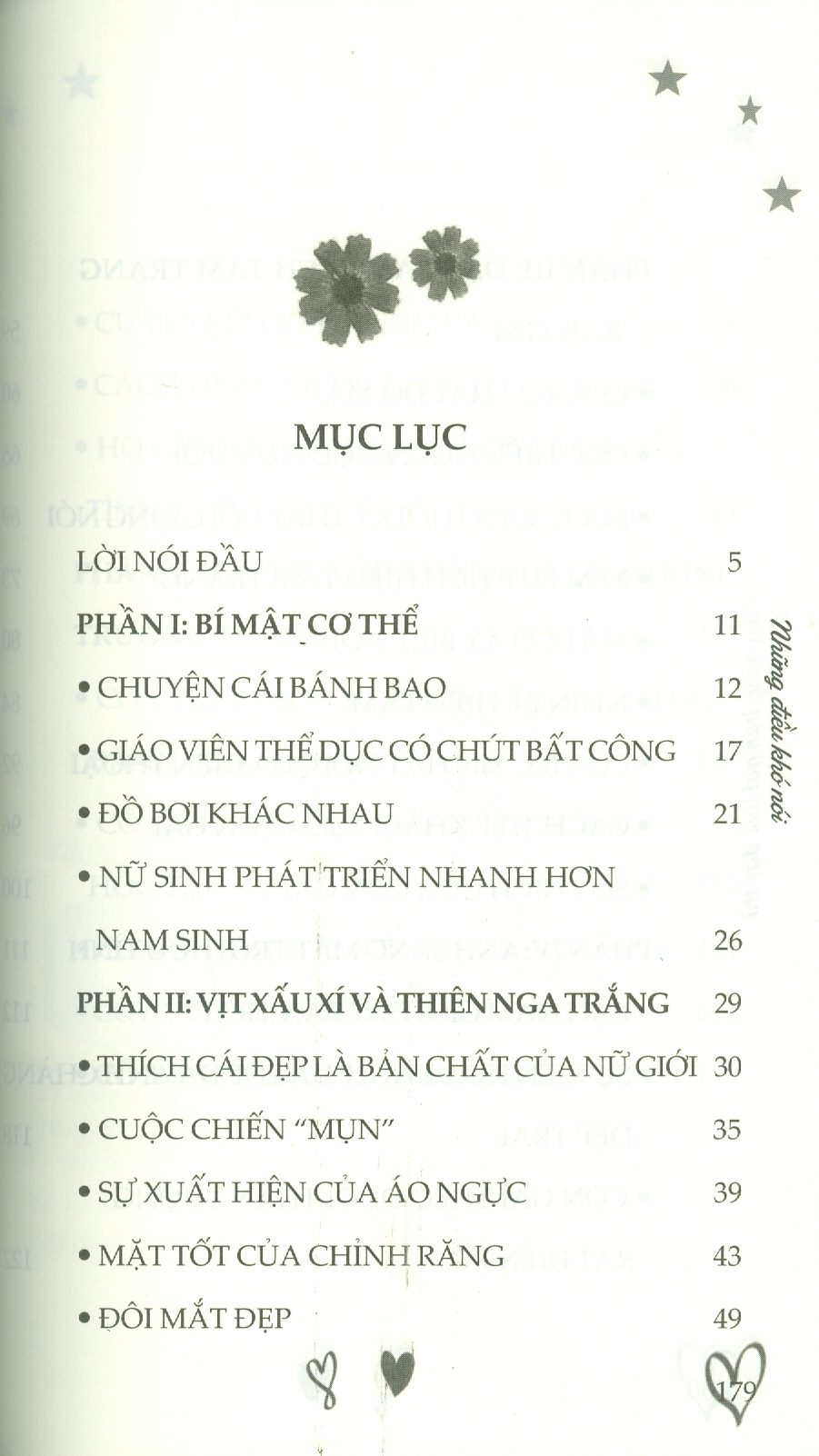 Những Điều Khó Nói - Cẩm Nang Bạn Gái Tuổi Dậy Thì