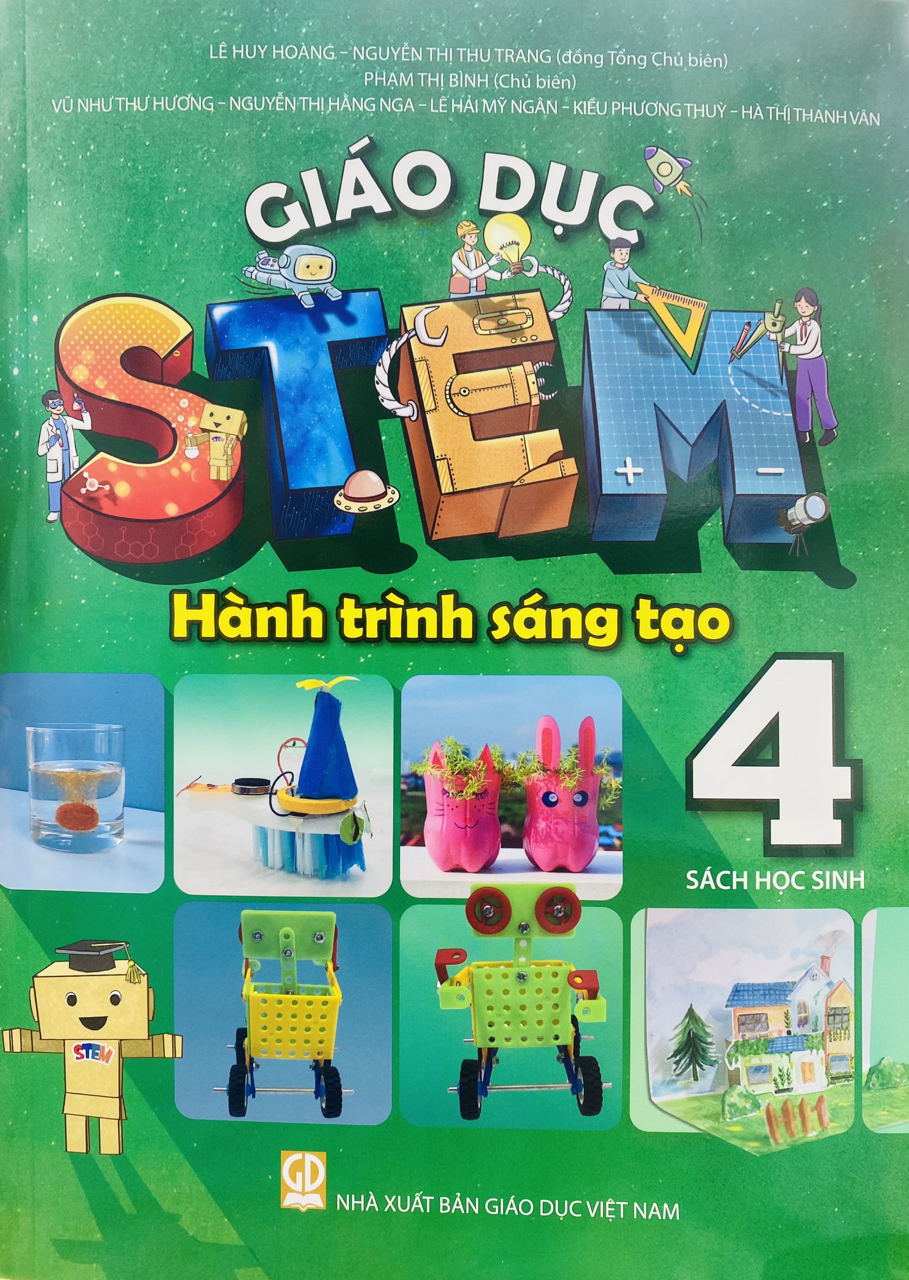 Sách - Giáo dục STEM - Hành trình sáng tạo lớp 4 Sách học sinh (HEID)