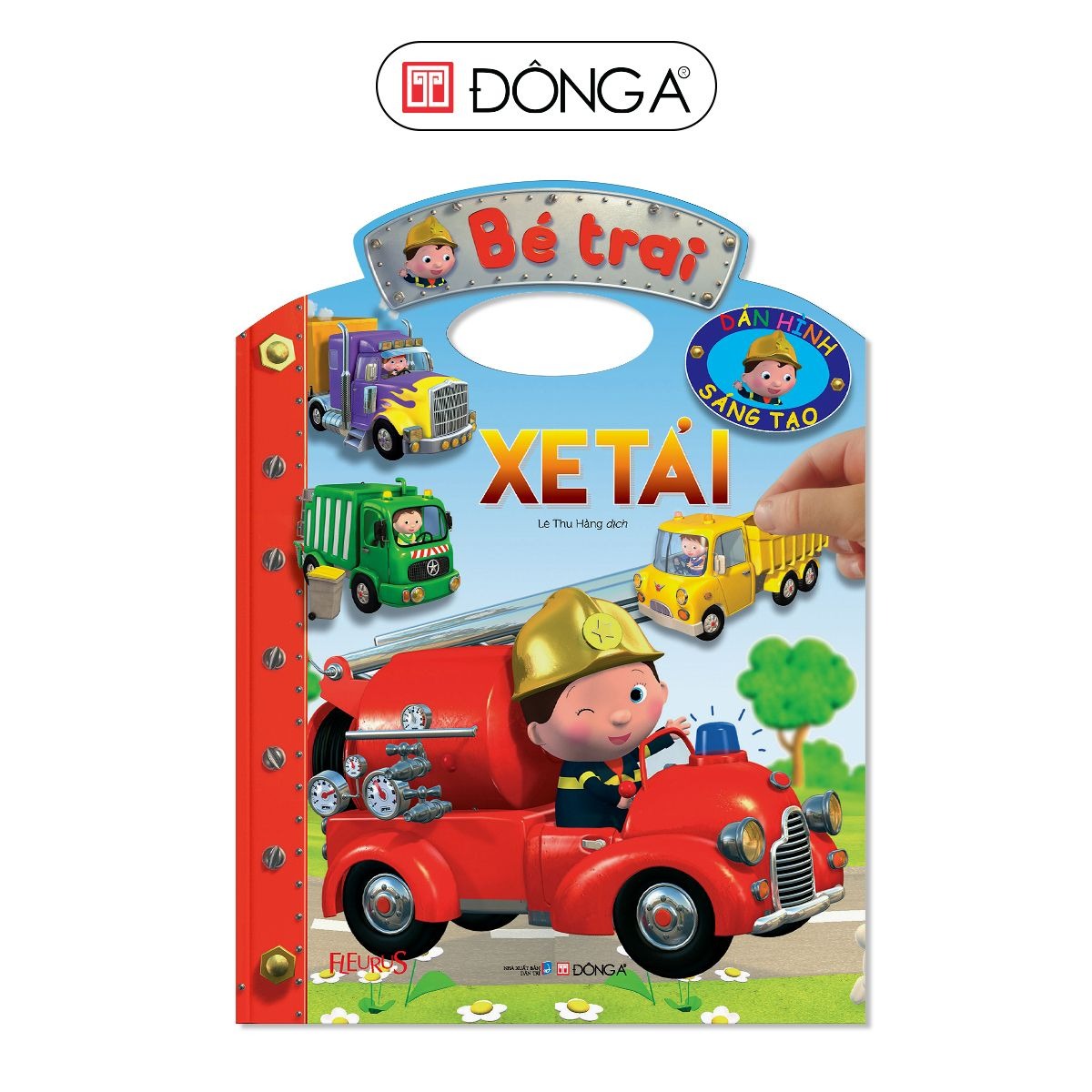 Bé Trai Dán Hình - Xe Tải