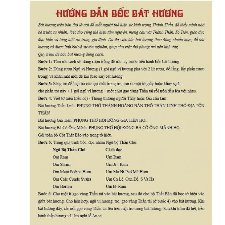 Bộ Cốt Bát Hương Thờ Vong (Người Mới Mất)-THẤT BẢO THẬT