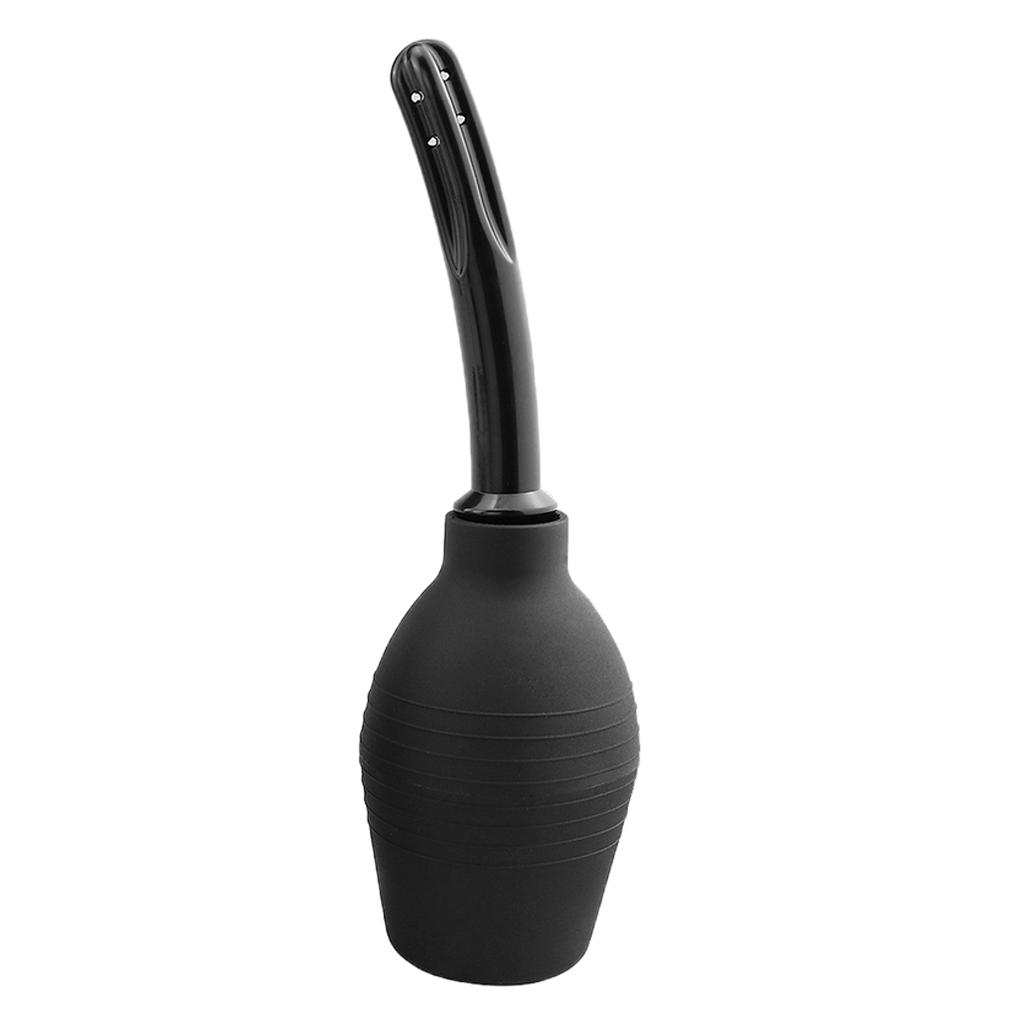 Men Women Enema Bulb Clean Anal High Grade Silicone Douche with Nozzle 310ml