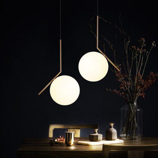 Đèn thả chao thủy tinh Moonlight cao cấp chưa bao gồm bóng đèn TTK.03F