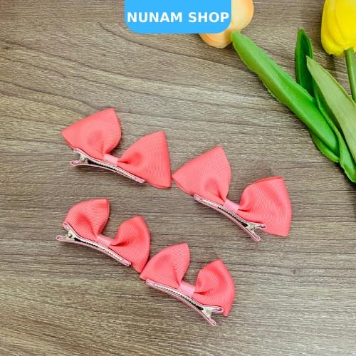 Set 2 kẹp tóc nơ công chúa siêu đáng yêu hottrend Nunam shop