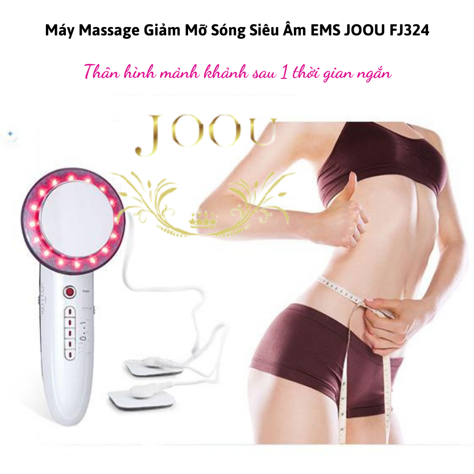 Máy Massage Bụng Sóng Siêu Âm Hồng Ngoại EMS JOOU FJ324 6 trong 1