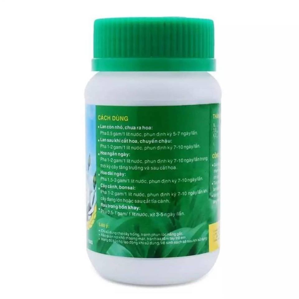 Combo 4 lọ phân bón lá NPK hiệu Đầu Trâu 501, 701, 901, Ac Masun chăm sóc lan và cây cảnh toàn diện