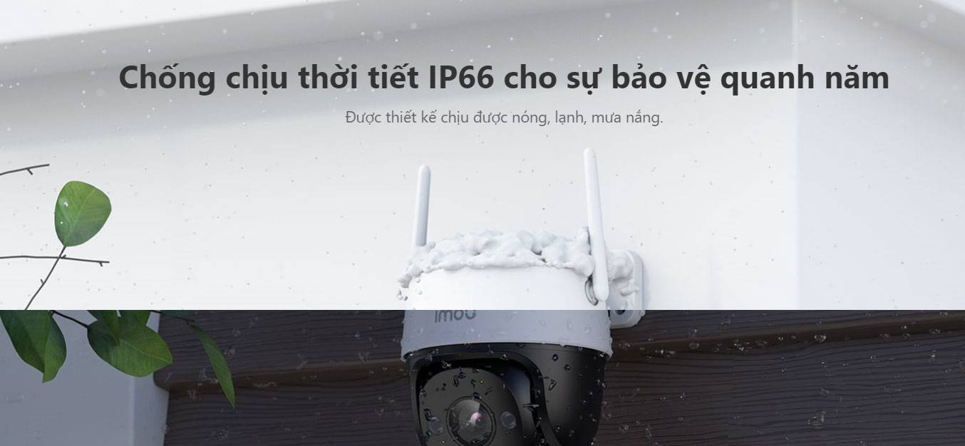 Camera Ngoài Trời IMOU Cruiser SE S31FEP 3mpx 2K / S51FEP 5mpx 3K Siêu Nét, Đàm Thoại 2 Chiều, Chống Nước IP66, Đèn Màu Ban Đêm - Hàng Chính Hãng