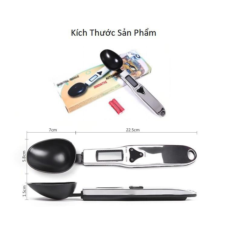 Cân tiểu ly điện tử nhà bếp hình chiếc thìa