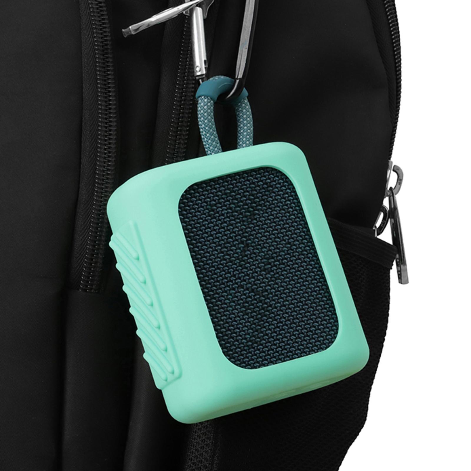 Speaker Silicone Case with Bag Hook Speaker Accessories Portable for Go3