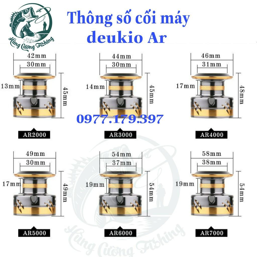 MÁY CÂU CÁ FULL KIM LOẠI DEUKIO AR7000 hàng tốt 3