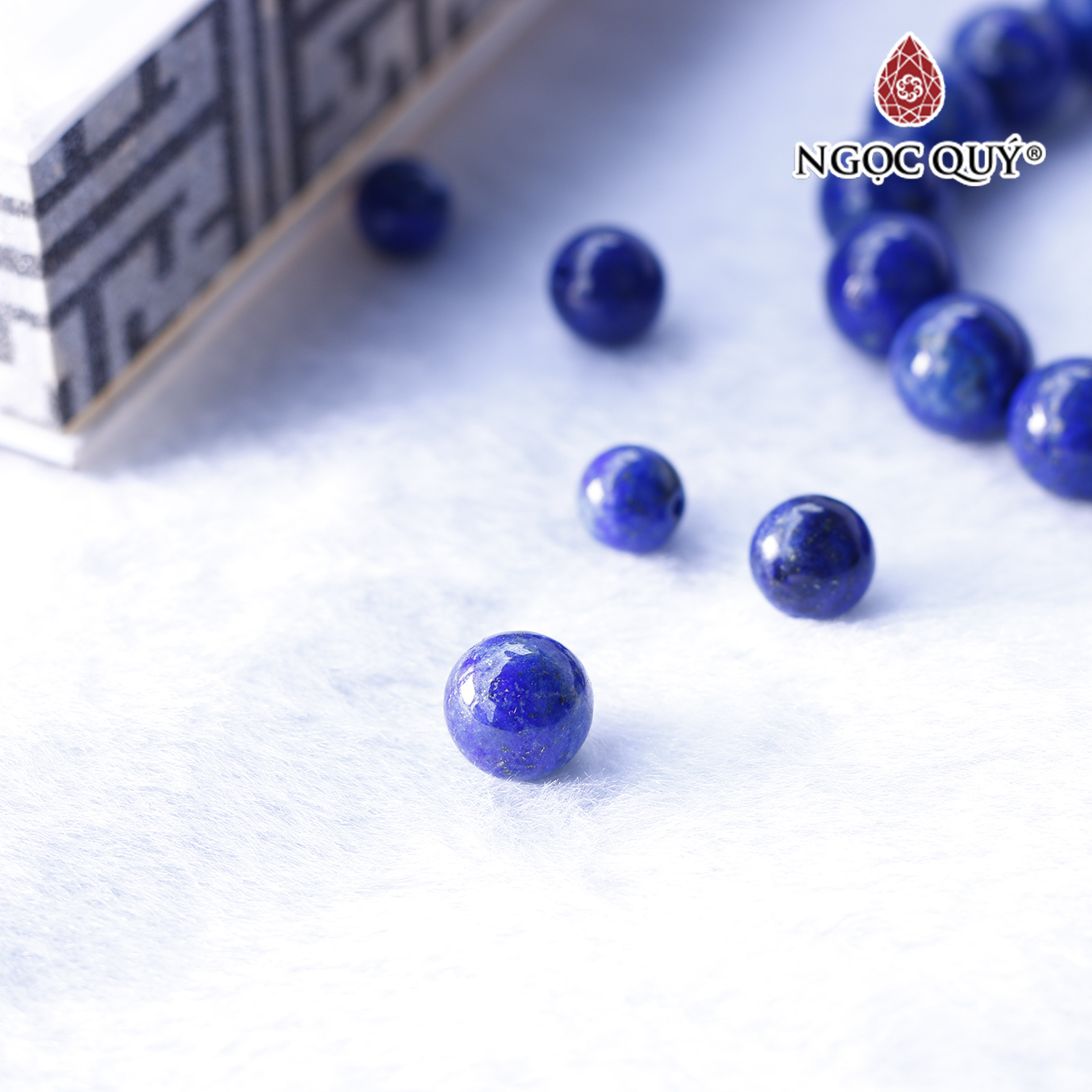 Hạt lẻ đá Lapis mệnh thủy, mộc - Ngọc Quý Gemstones