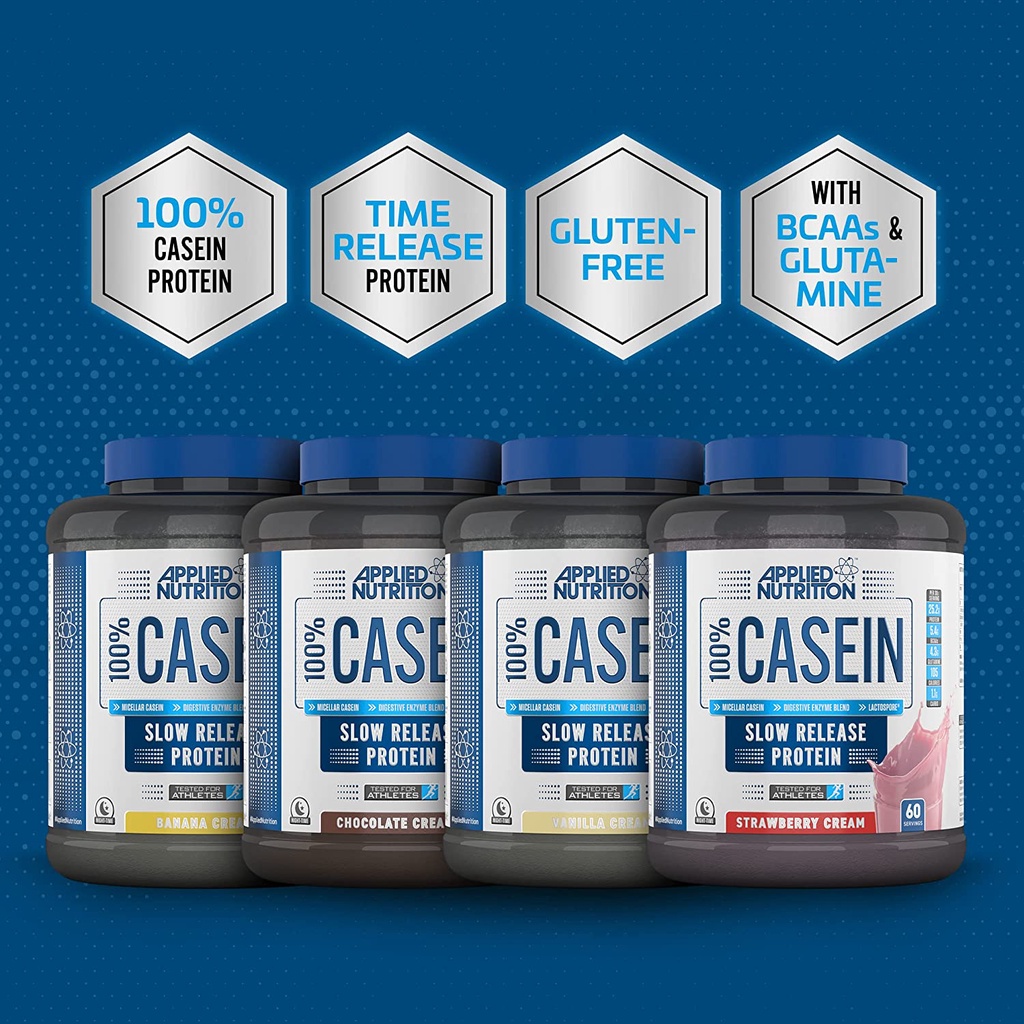 Whey Protein Casein Applied Nutrition - Sữa Đạm Nuôi Dưỡng Cơ Ban Đêm