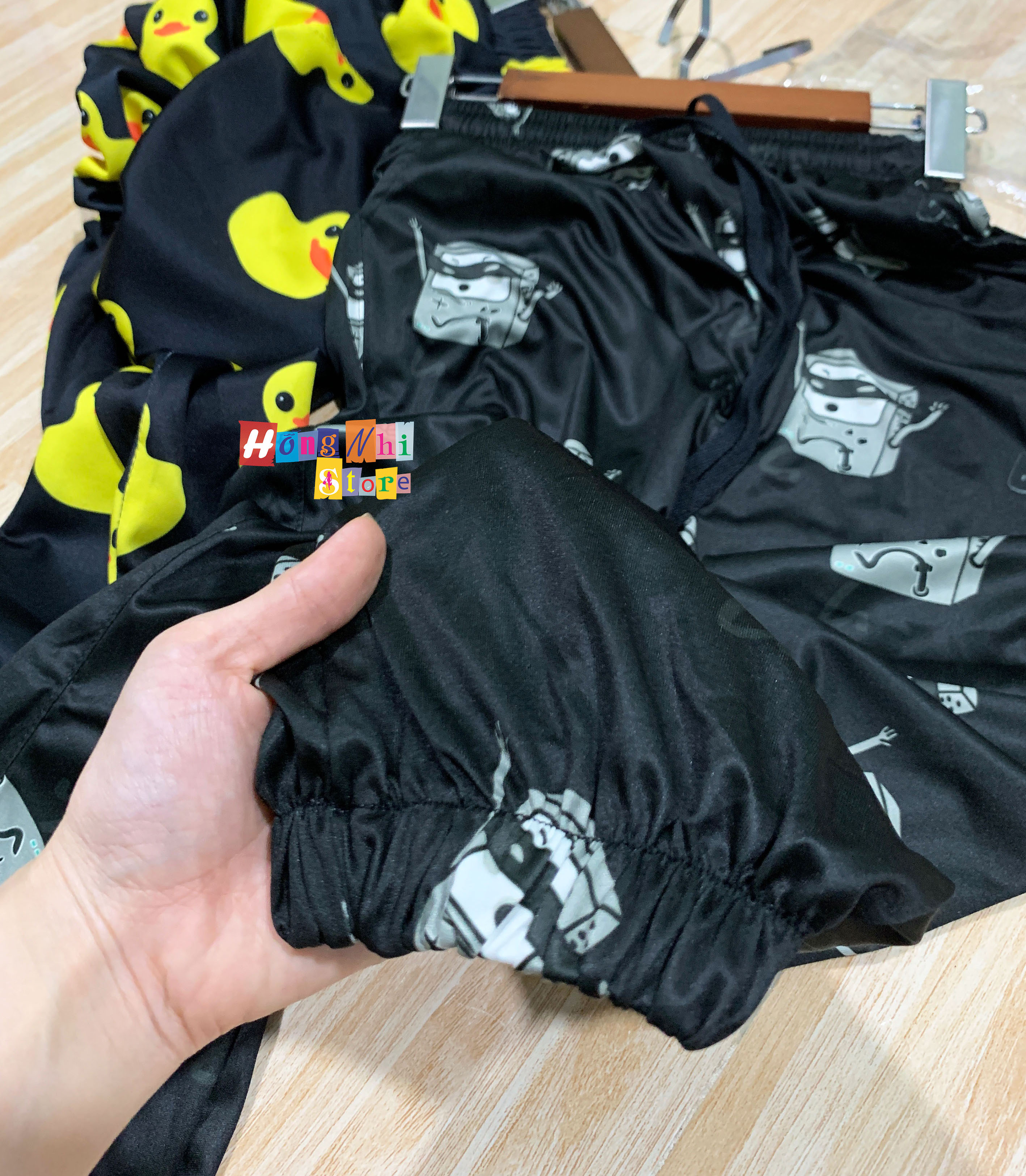 Quần Hoạt Hình Dài Bo Lai Hộp BMO Cartoon Pant V2 Oversize Ulzzang Unisex - MM