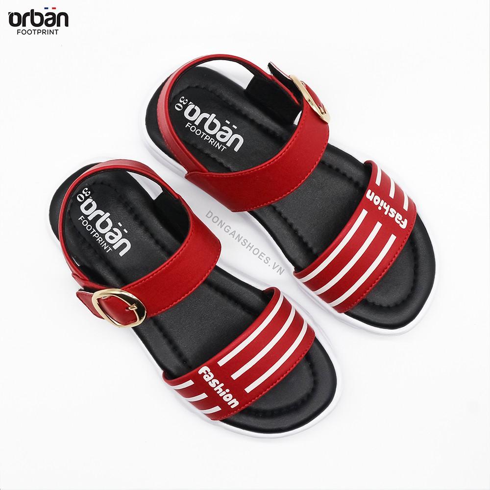 Dép sandal urban cao cấp cho bé SD2103 full màu đỏ- hồng