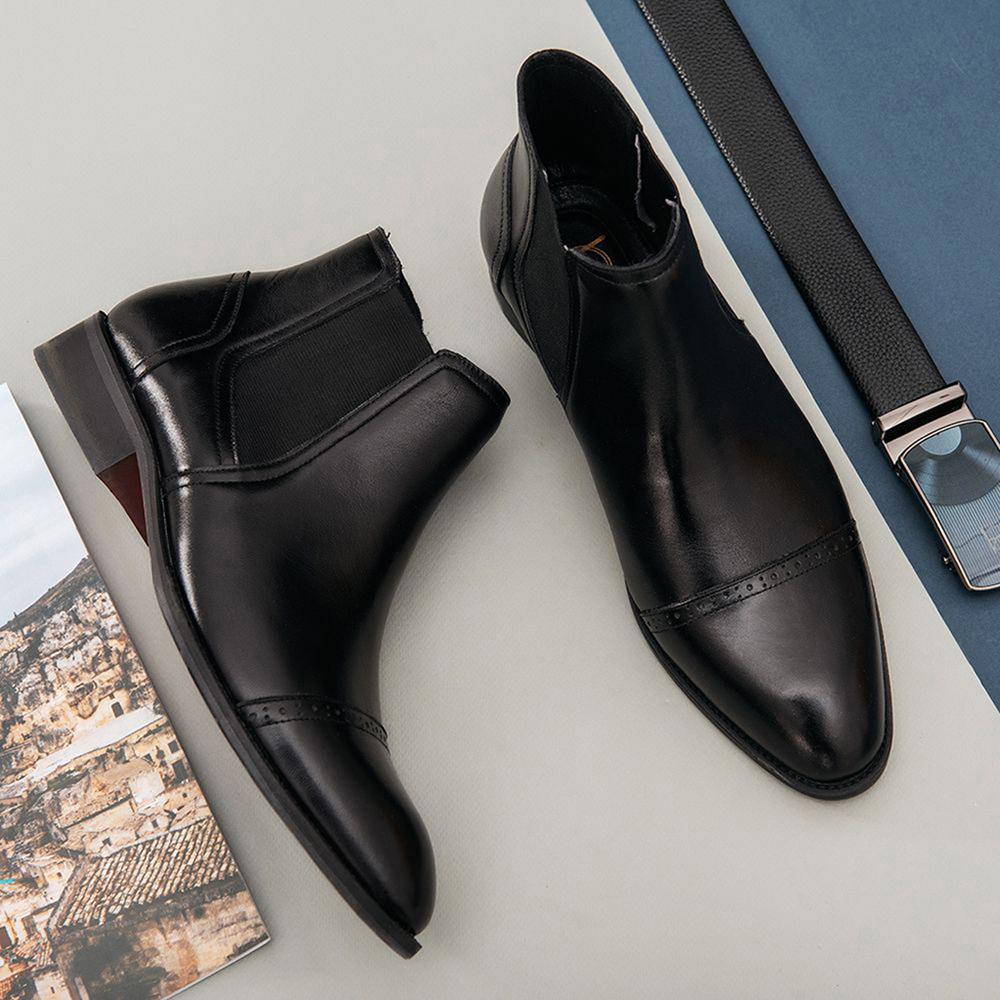 Giày chelsea boot Tâm Anh GNTA6232-1-D trẻ trung thời thượng