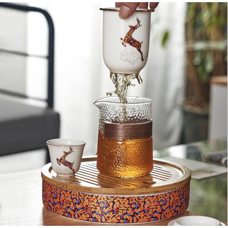 Bộ ấm trà đa năng kèm hộp quà tặng