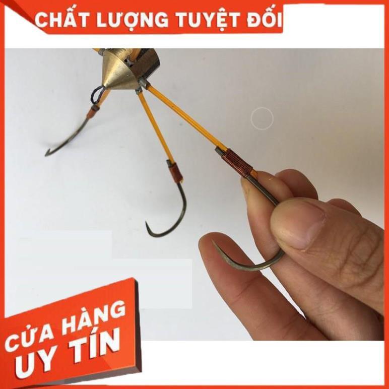 Lưỡi câu lục tỳ chân đồng đúc hàng thửa có bảo hành 3 tháng - đồ câu Khuê Hiên