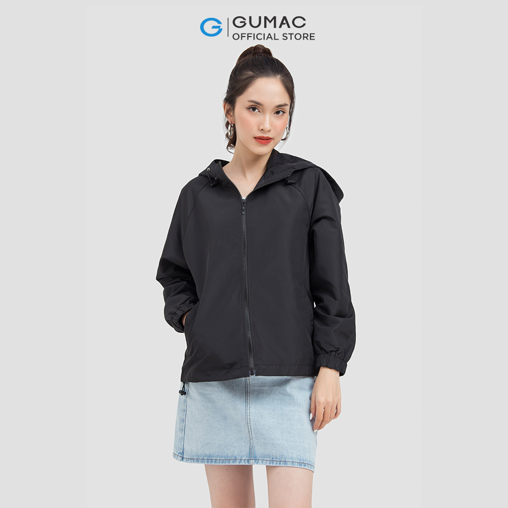 Áo khoác dù nữ GUMAC AC06015 rút dây