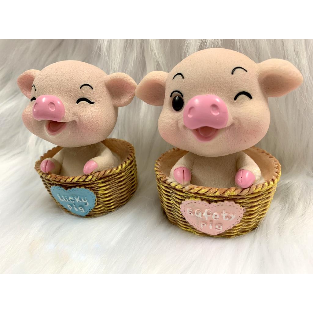 Tượng Heo - Lợn May Mắn Siêu dễ thương ( Lucky Pig và Safety Pig)