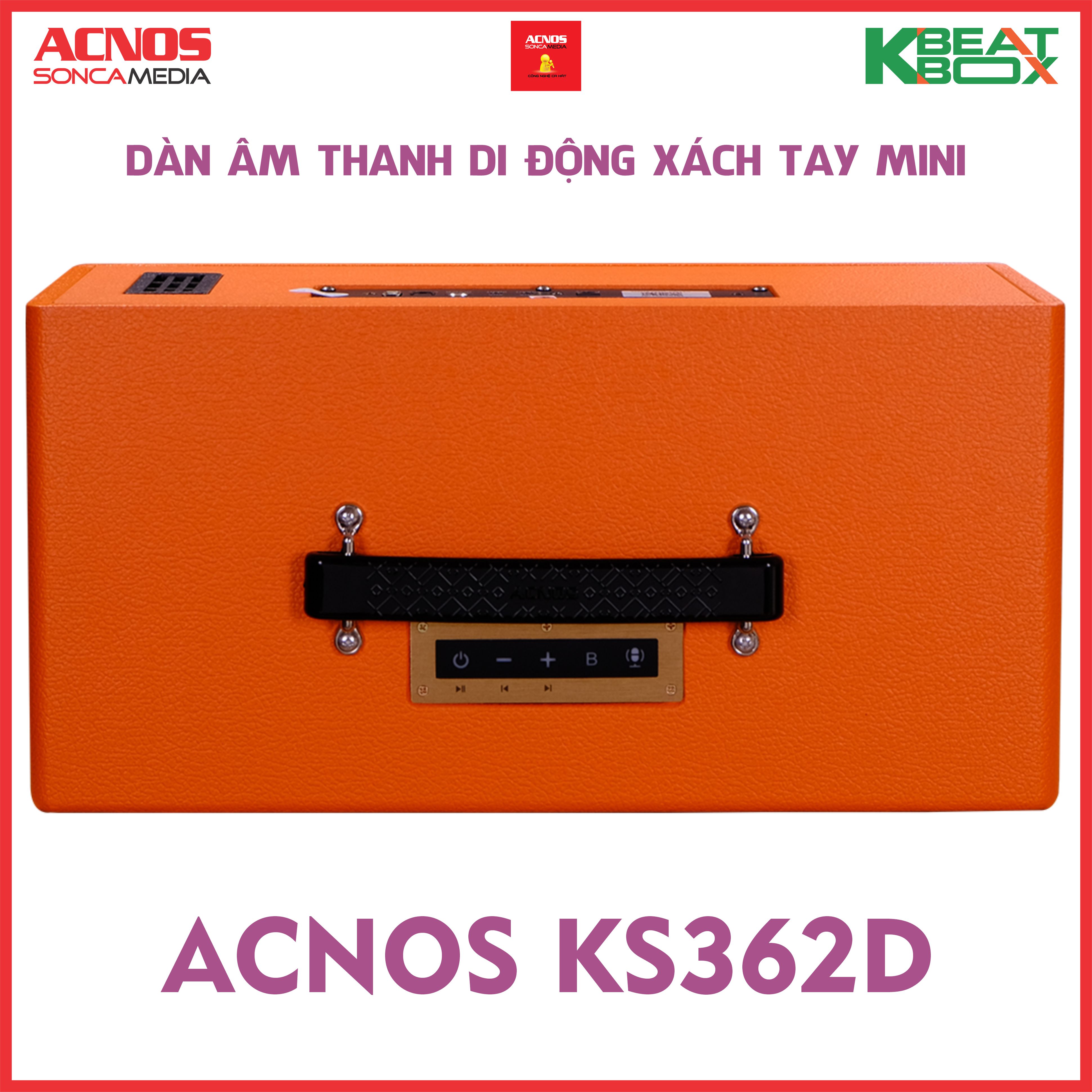 Dàn âm thanh di động xách tay mini ACNOS KS362D