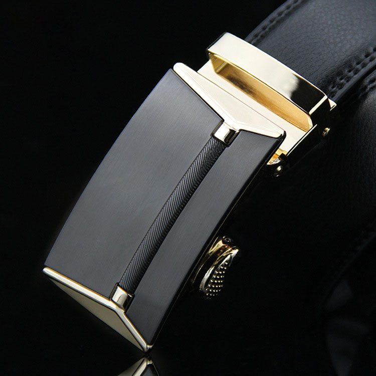 Leather Belt Double-sided Leather Belt Simple