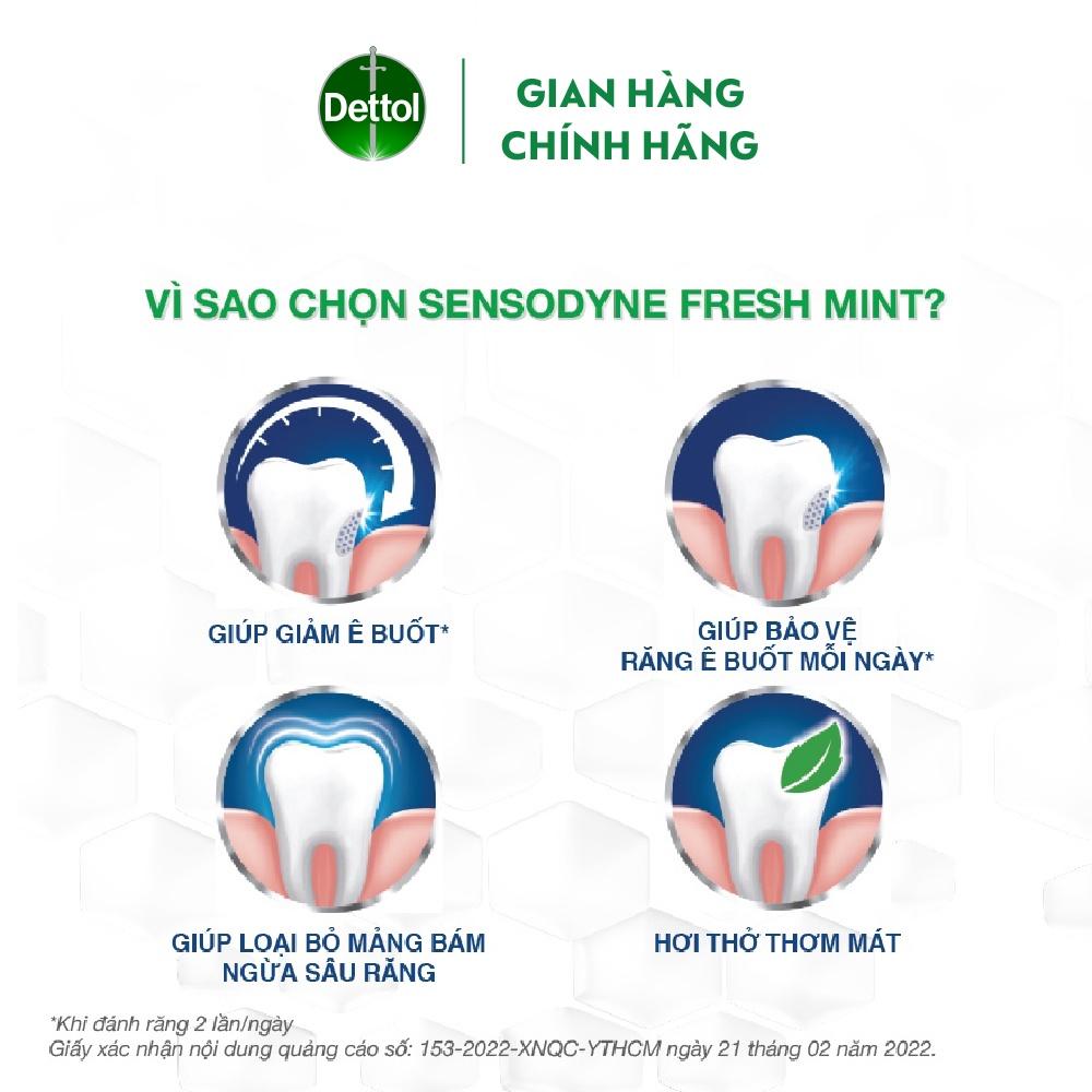 [Quà tặng không bán] Kem Đánh Răng Sensodyne Fresh Mint 18g/ tuýp
