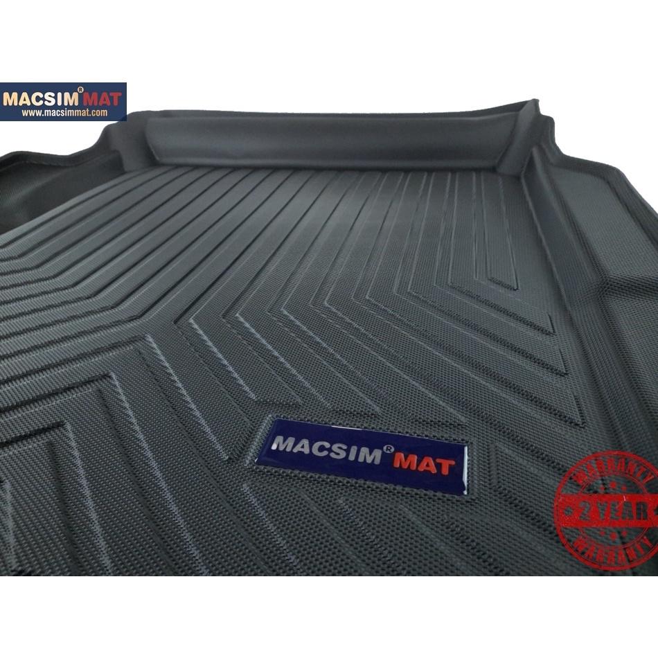 Thảm lót cốp xe ô tô Audi A8 2019-đến nay nhãn hiệu Macsim chất liệu TPV cao cấp màu đen