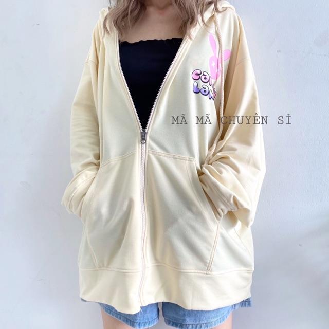 ÁO KHOÁC HOODIE ZIP HÌNH SẴN