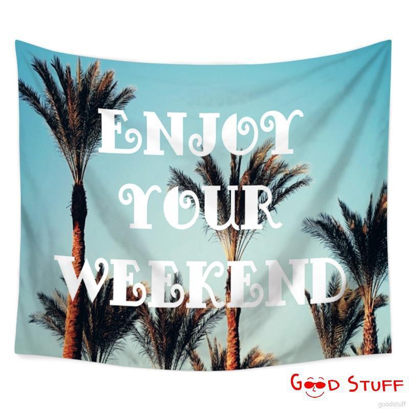 Thảm treo tường trang trí phong cách Hippie Bohemian