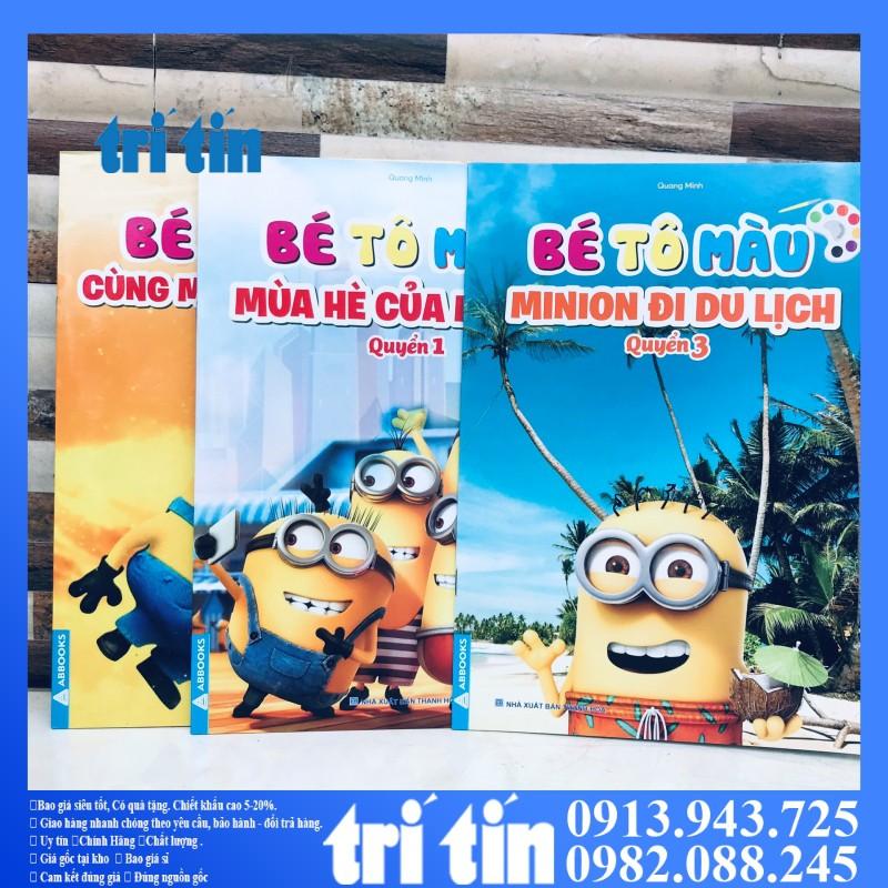 BÉ TẬP TÔ MÀU MINION CHO BÉ THỎA MÃN TRÍ TƯỞNG TƯỢNG