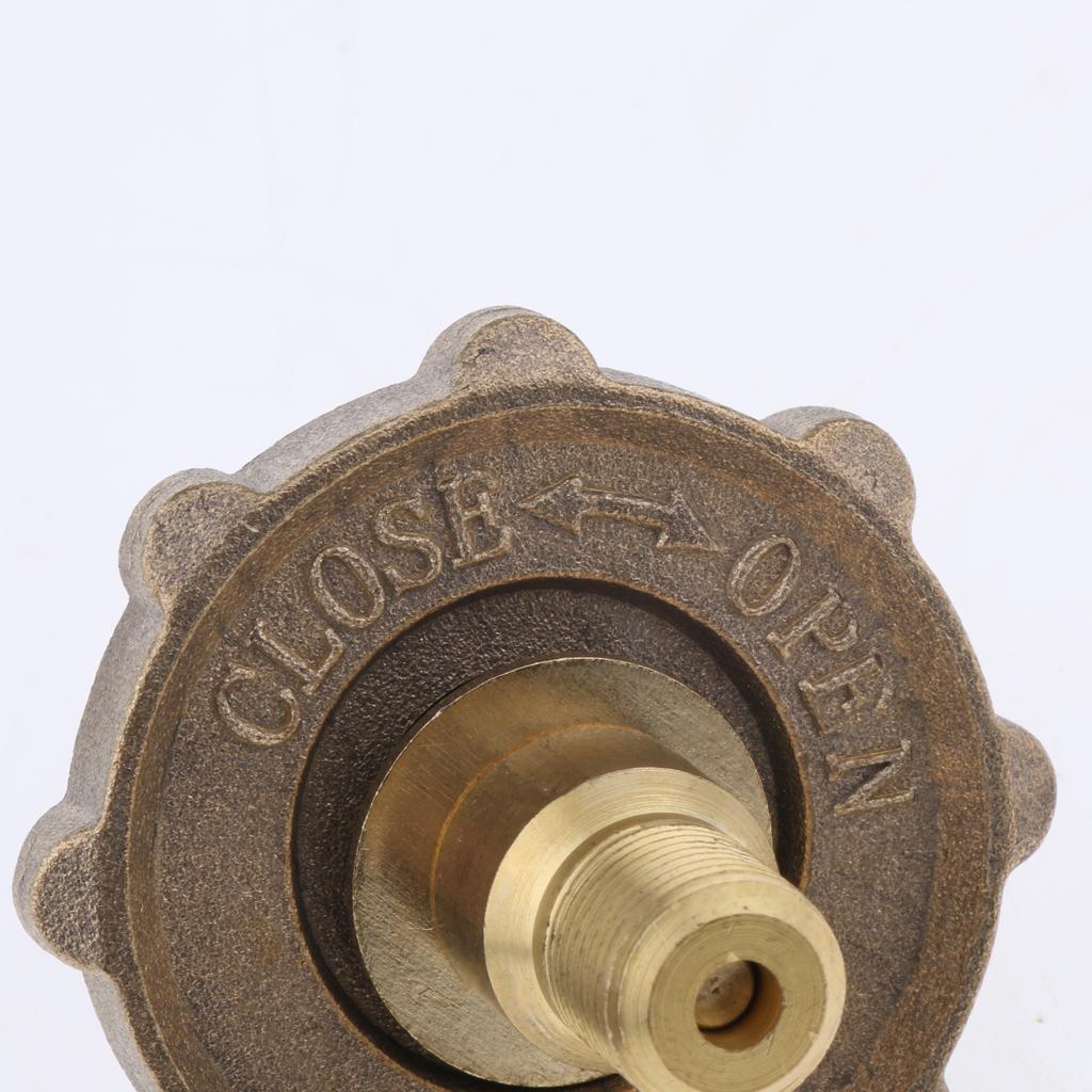 Metal Camping Gas Propane Tank Connection Adapter Coupler for 2 Stoves A