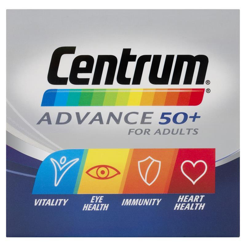 Viên Uống Vitamin Tổng Hợp Cho Người Lớn Centrum Advance 50+ 100 Tablets