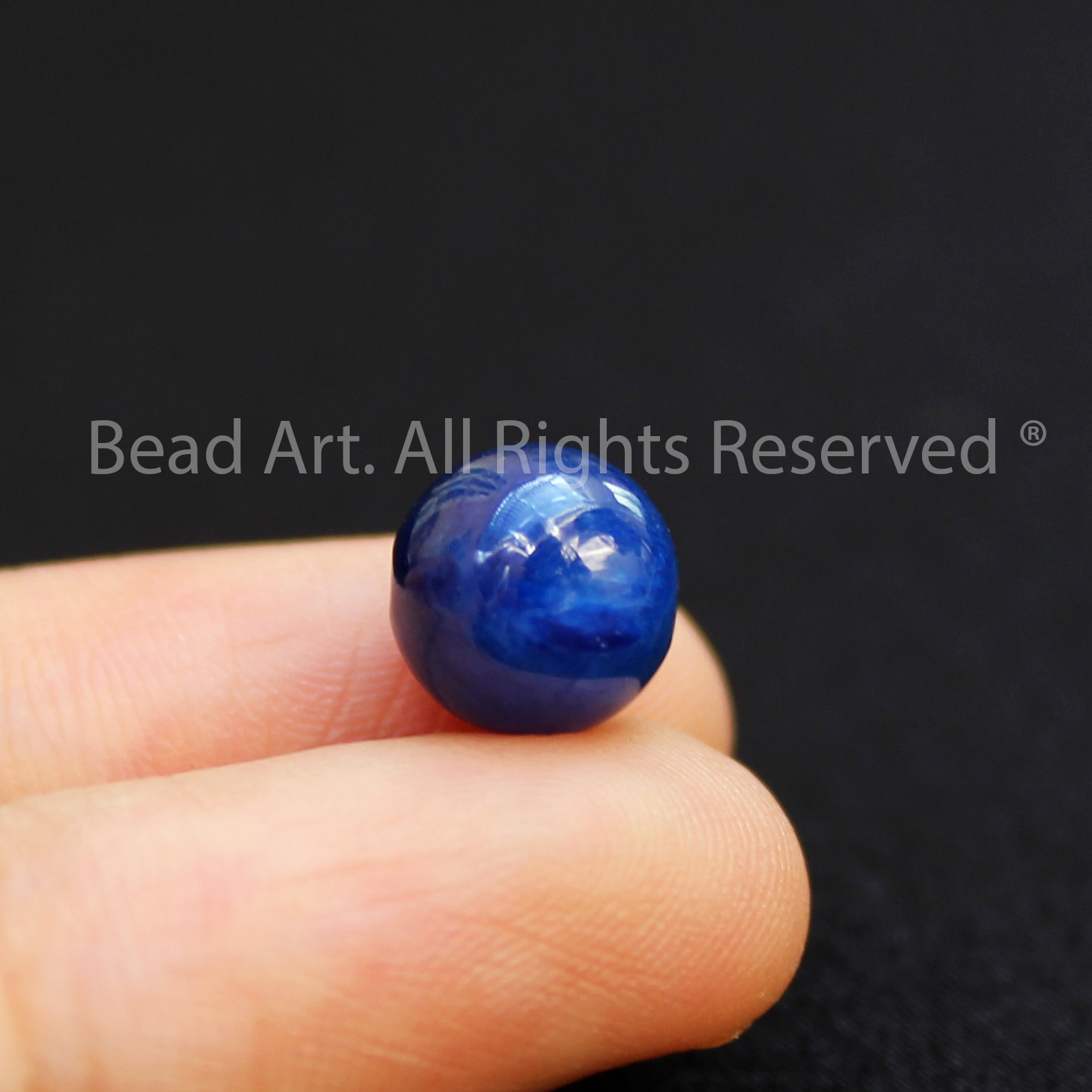Vòng Tay 8MM Đá Kyanite Xanh Dương Tự Nhiên, Chuỗi Hạt, Vòng Tay Phong Thuỷ, Mệnh Thuỷ, Mệnh Mộc - Bead Art