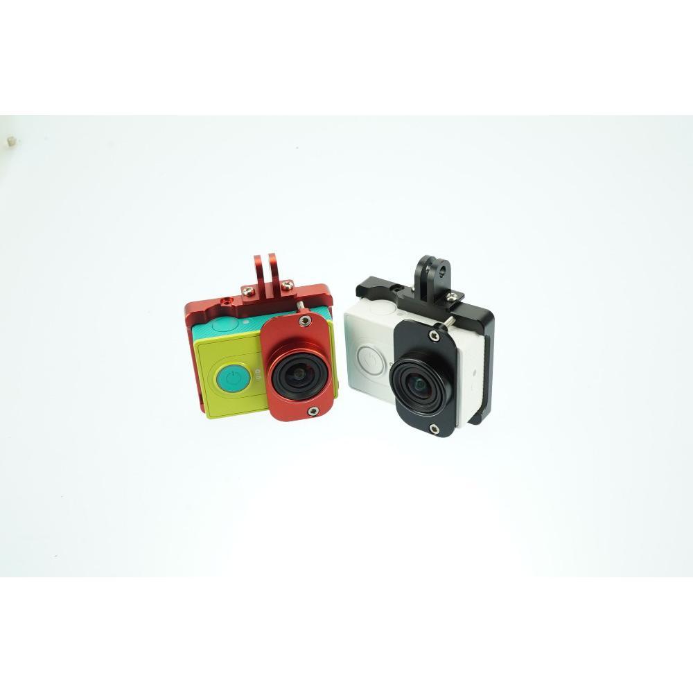 Alloy CNC Protective Metal Frame Mount Case Cover for Xiaomi Yi Sports Camera Black