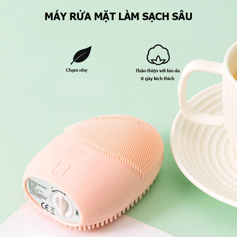 Máy rửa mặt làm sạch sâu , dụng cụ làm đẹp tại nhà- K1683